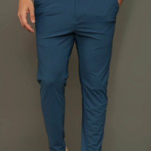 8 Calca Alfaiataria Azul Marinho Super Elastic Power
